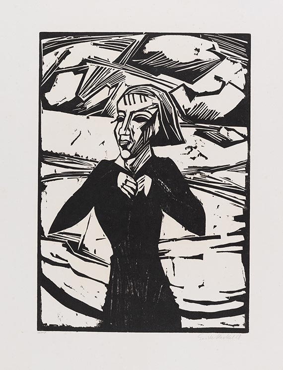 Erich Heckel - Mädchen am Meer