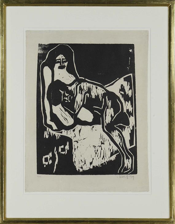 Karl Schmidt-Rottluff - Liebespaar - Frame image