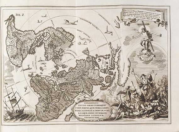 Heinrich Scherer - Atlas novus exhibens orbem terraqueum. 3 Bde.