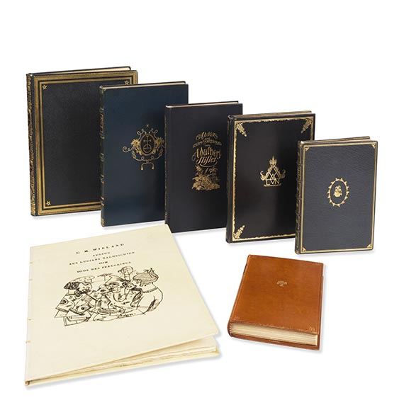   - Konvolut mit 12 bibliophilen Werken