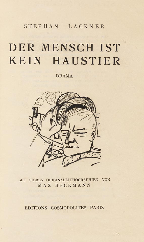 Max Beckmann - Der Mensch ist kein Haustier - 