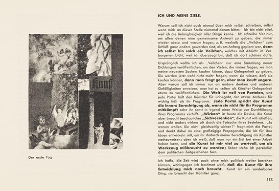 Kurt Schwitters - Merz 21, erstes Veilchenheft - 