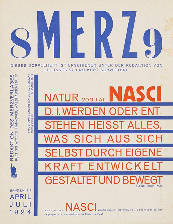 Kurt Schwitters - 8 Merz 9