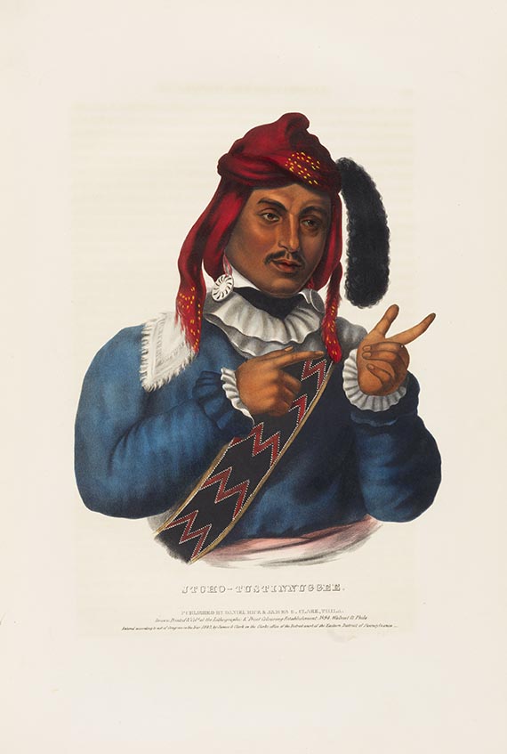 Thomas Loraine McKenney - History of the Indian tribes of North America - 