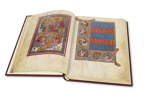  Faksimile - Goslarer Evangeliar. Dabei: Vergilius Romanus