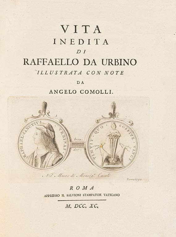 Angelo Comolli - Vita inedita di Raffaello da Urbino