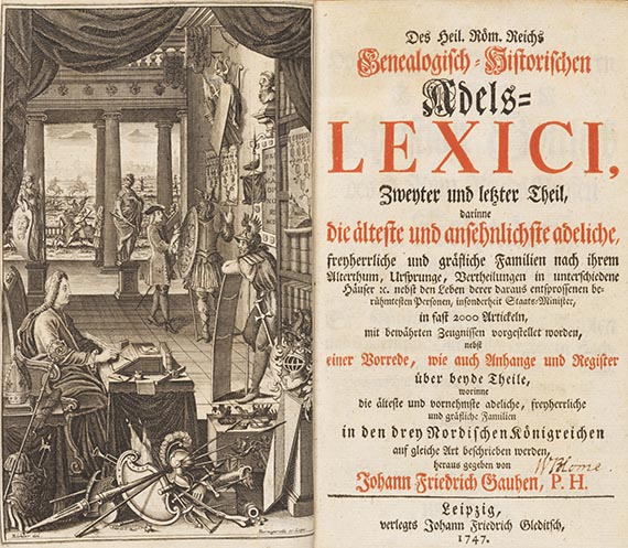 Johann Friedrich Gauhe - Des Heil. Röm. Reichs Genealogisch-Historisches Adels Lexici