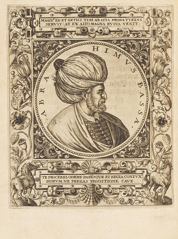 Jean Jacques Boissard - Leben und Contrafeiten. - Lonicer, Historia chronologica Pannoniae. 2 Werke in 1 Bd.