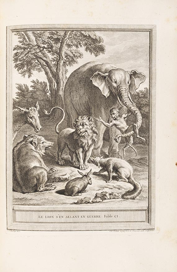 Jean de La Fontaine - Fables Choisies. 4 Bde.