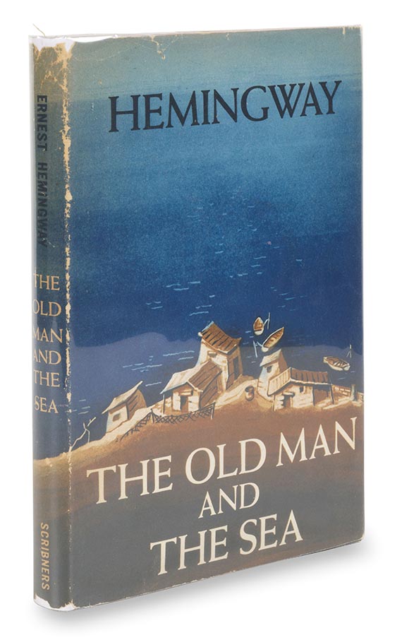 Ernest Hemingway - The old man and the sea, 2 Bde. Widmungsexemplar - 
