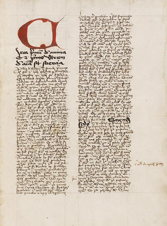  Aristoteles - Kommentar zu "Liber de anima"