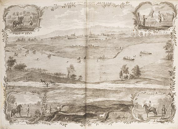 Louis Hector Drummon de Comte de Melfort - 32 Bll. aus: Traité sur la cavalerie