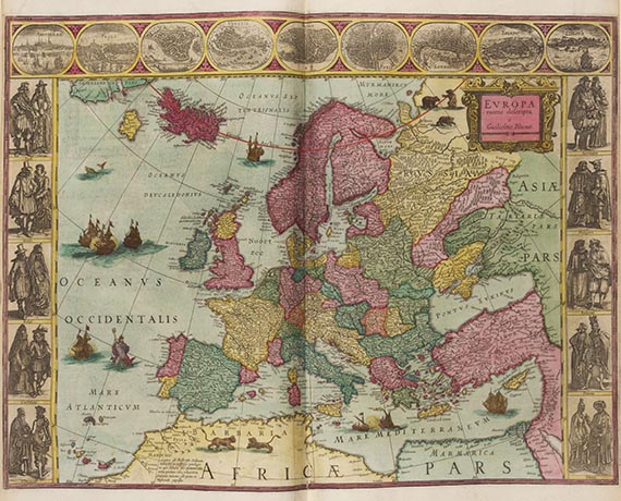 Joan Blaeu - Toonneel des aerdrycks, ofte Nieuwe Atlas. Band I (von 3). - 