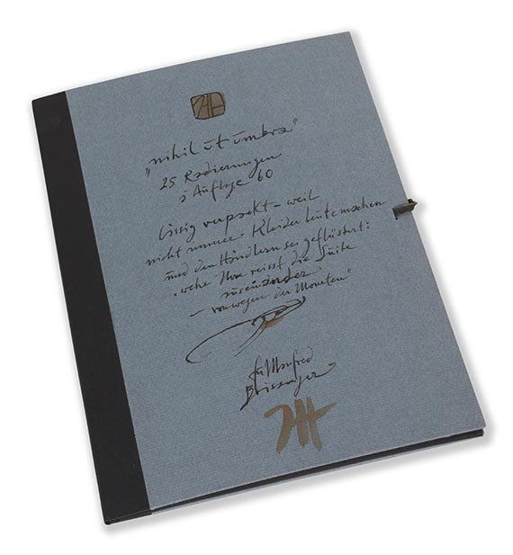 Horst Janssen - "nihil ut umbra" - 