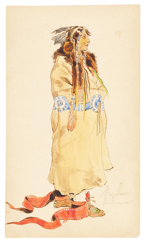 Karl Bodmer - Eigenhändiges Skizzenbuch - 