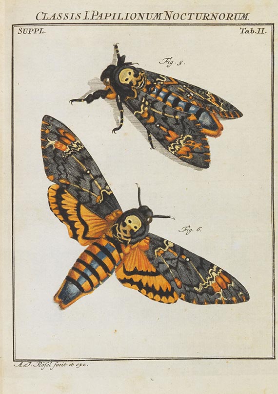 August Johann Rösel von Rosenhof - Der monatlich-herausgegebenen Insecten-Belustigung - 
