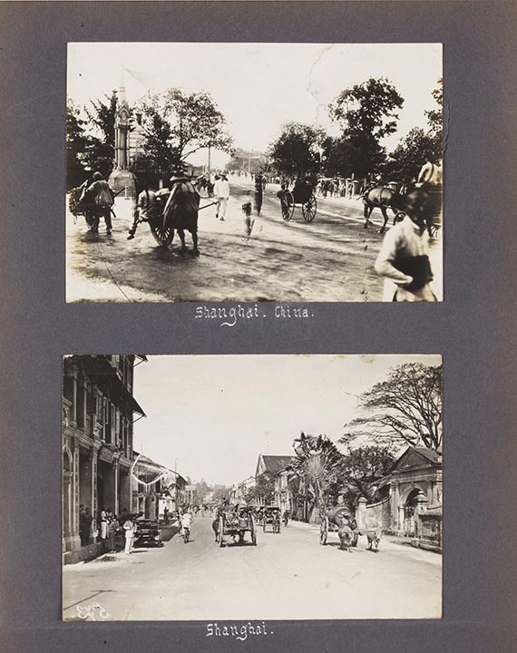  Reisefotografie - Chinesisches Fotoalbum von Maschinist F. K. W. Rilat