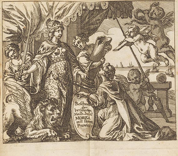 Vincenzo Maria Coronelli - Neu-vermehrte Beschreibung der trefflichen Halb-Insel, Morea