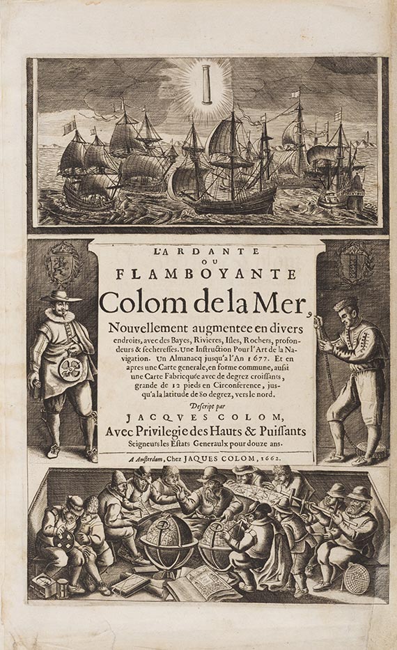 Jacob Colom - L'ardante ou flamboyante Colom de la mer, nouvellement augmentée - 