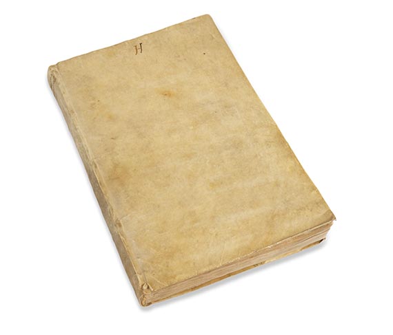 Jan Huygen van Linschoten - Navigatio in orientalem. - Descriptio totius Guinea. 2 Teile in 1 Band - 