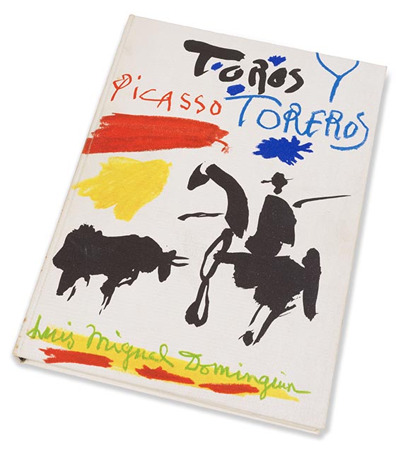Pablo Picasso - Torros y toreros. Mit Orig.-Zeichnung von Picasso - 