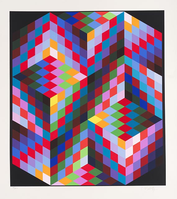 Victor Vasarely - Mappe Vasarely, Texte Otto Hahn - 