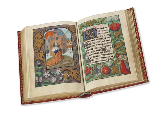  Manuskripte - Stundenbuch auf Pergament. Flandern 1480-1500 - 
