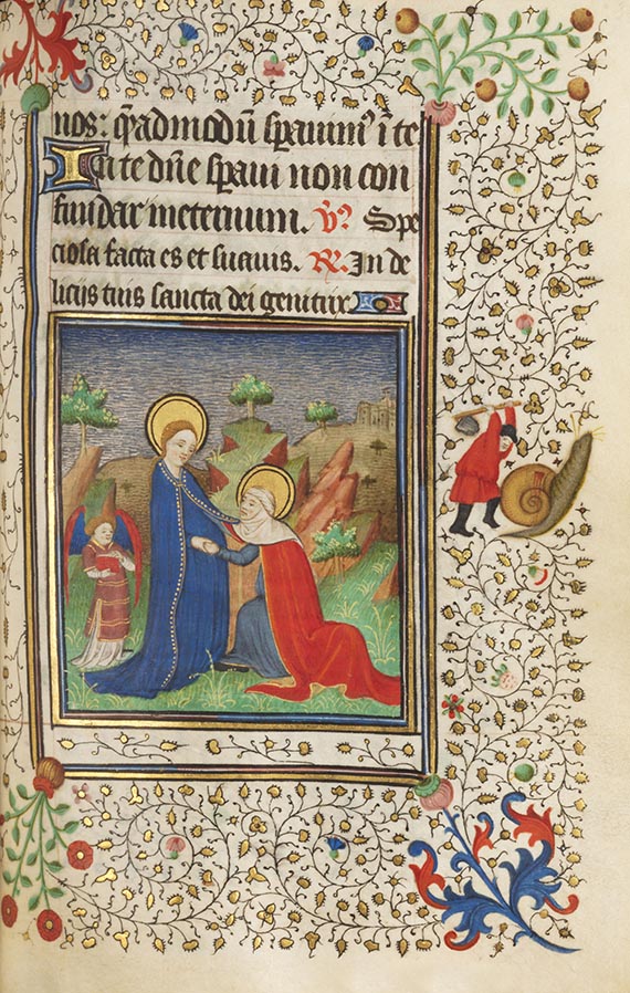  Manuskripte - Stundenbuch der Marie de Bastard. Angers um 1460