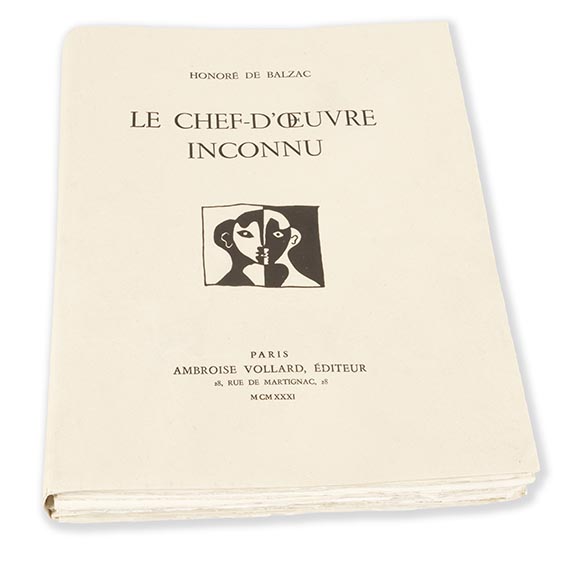 Pablo Picasso - Pablo Picasso - Honore de Balzac. Le chef-d'oeuvre inconnu. - 